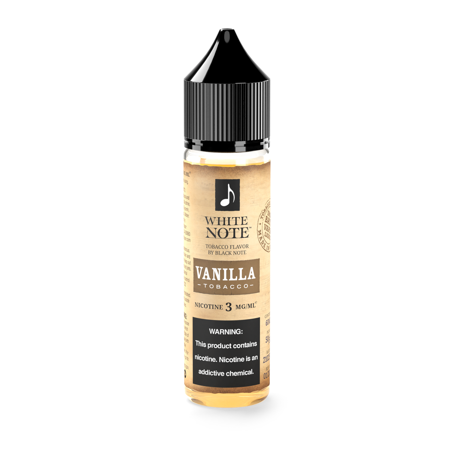 White Note Vanilla Custard Tobacco 60ml 50VG/50PG – 3mg