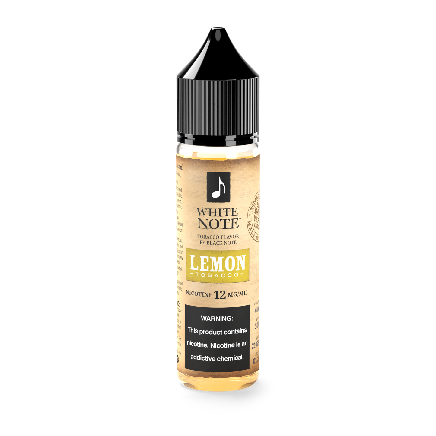 White Note Lemon Tobacco 60ml 50VG/50PG - 12MG