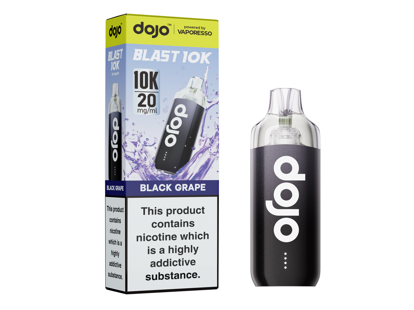 Dojo Blast 10K Pod Kit | Black Grape