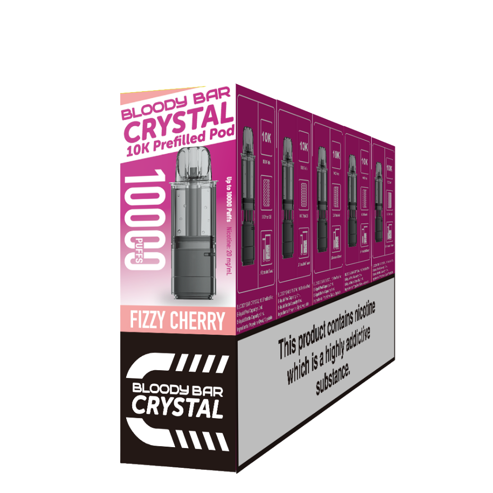 Bloody Bar | Replacement Pods | Fizzy Cherry | 10K