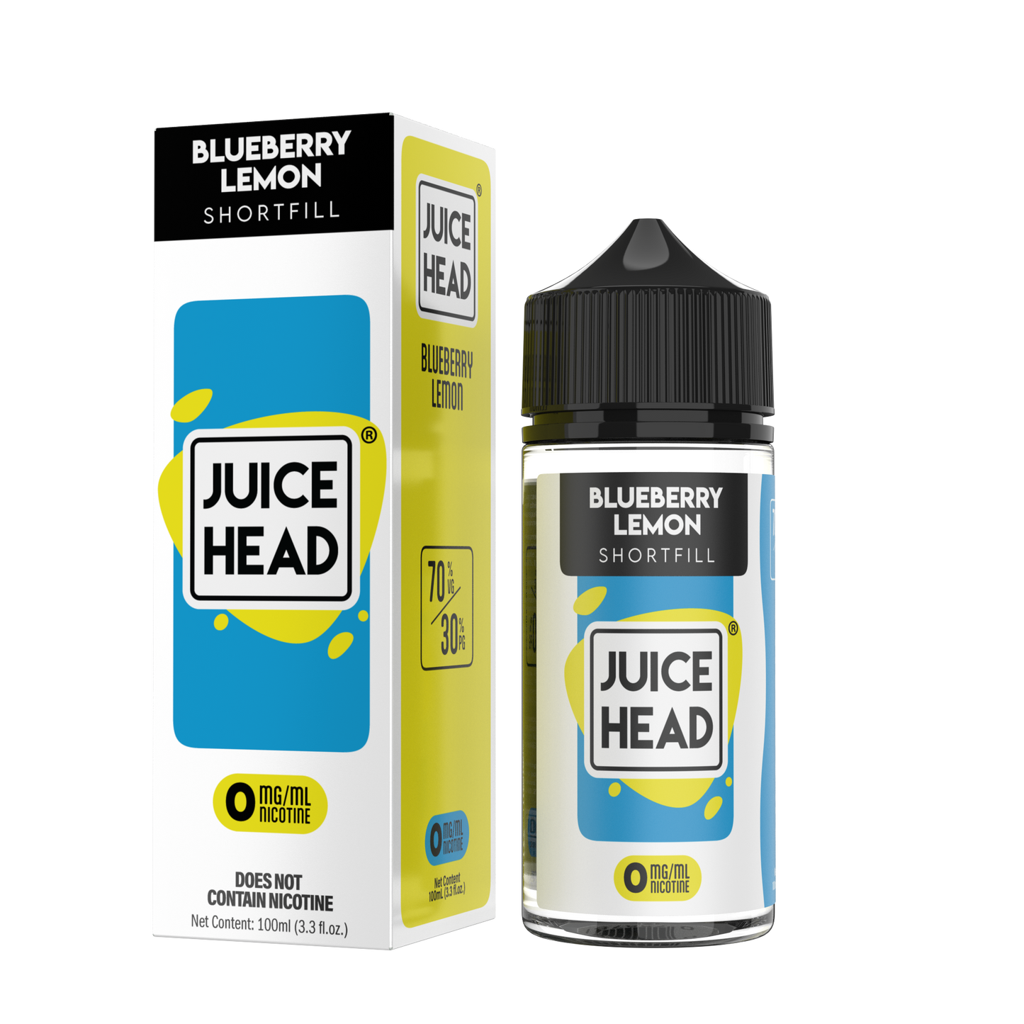 Blueberry Lemon Freebase E-Juice by Juice Head 100mL