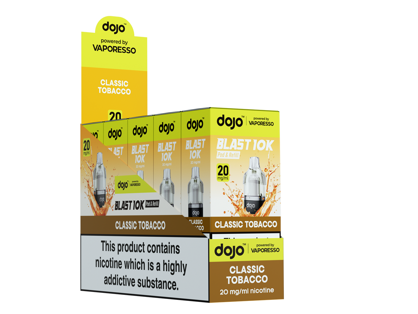 Dojo Blast 10K Refill Pods | Classic Tobacco