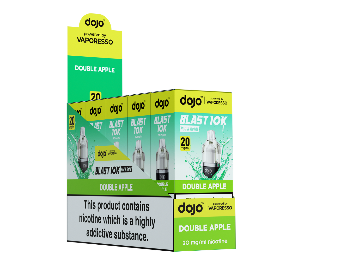 Dojo Blast 10K Refill Pods | Double Apple
