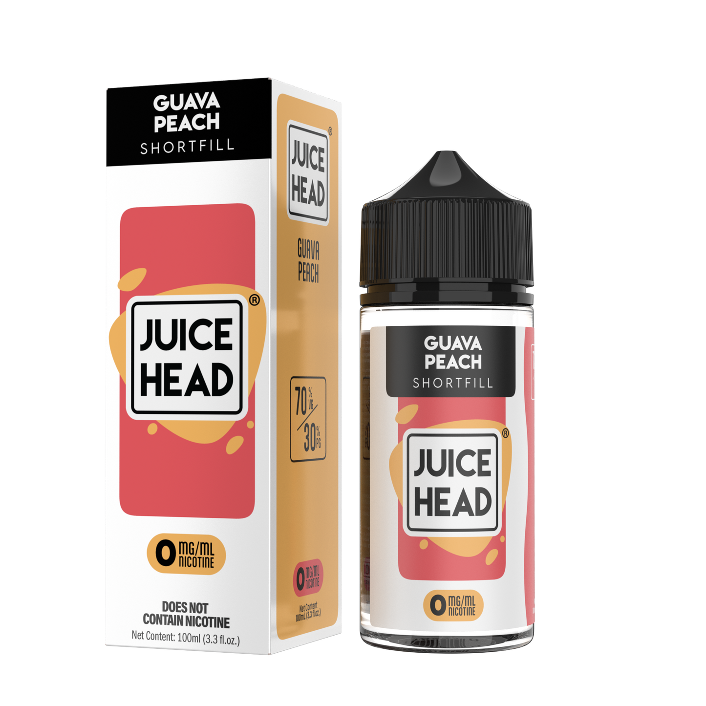 Guava Peach Freebase E-Juice by Juice Head 100mL
