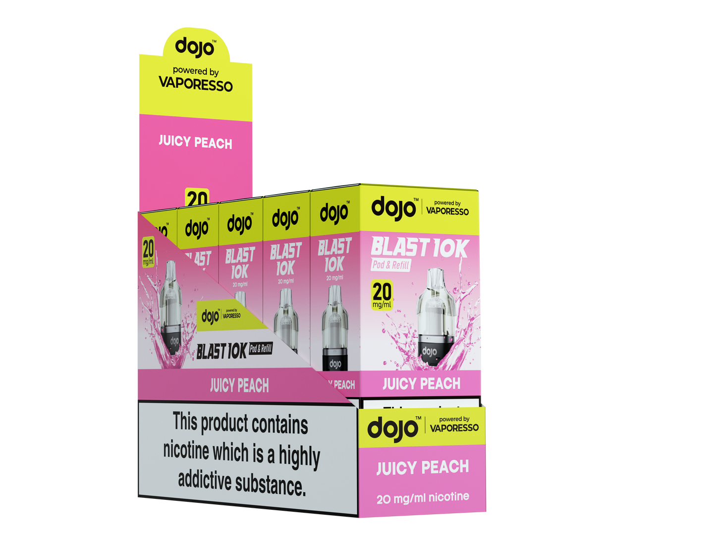 Dojo Blast 10K Refill Pods | Juicy Peach