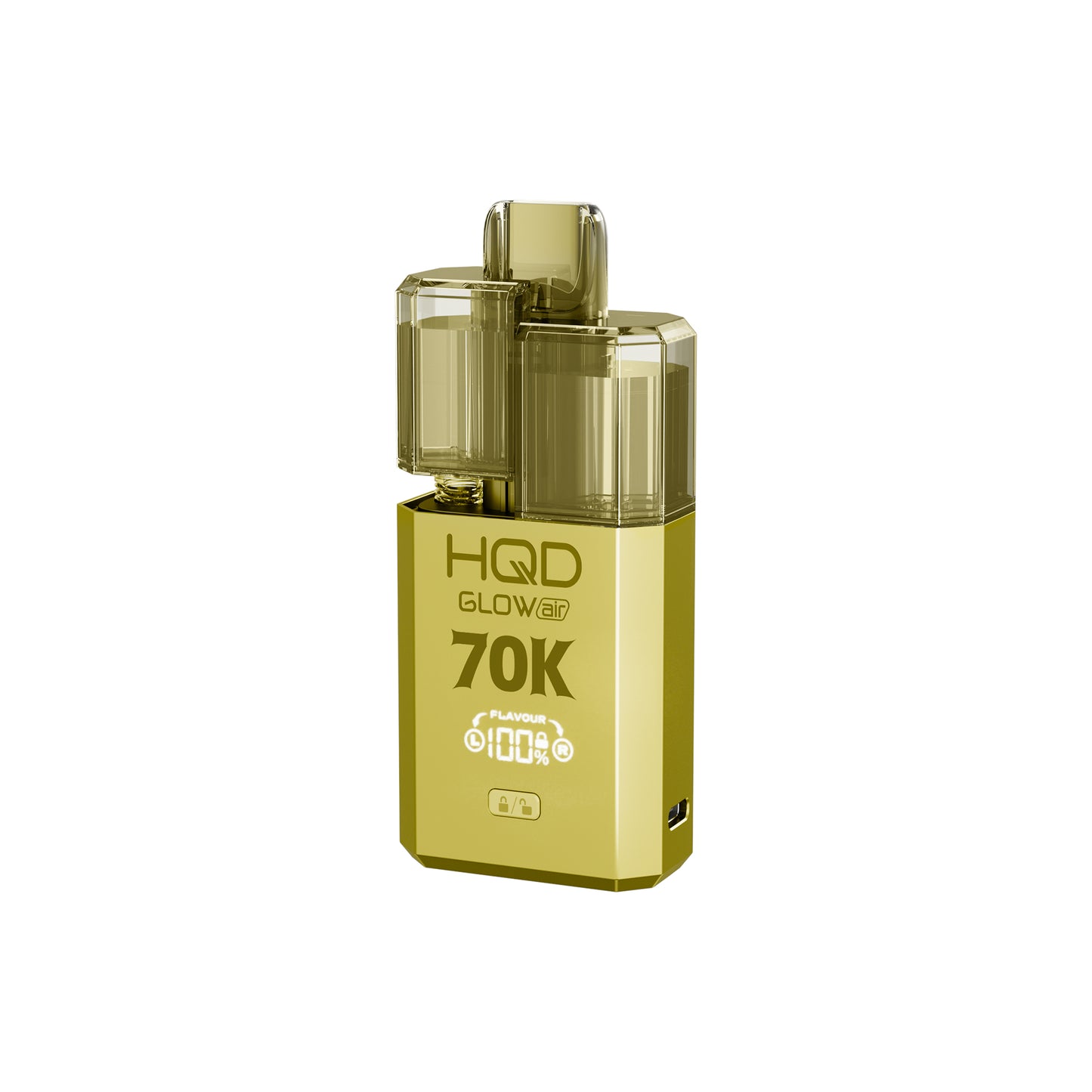 HQD Glow Air 70K Pod Kit | Juicy Peach & Peach Mango