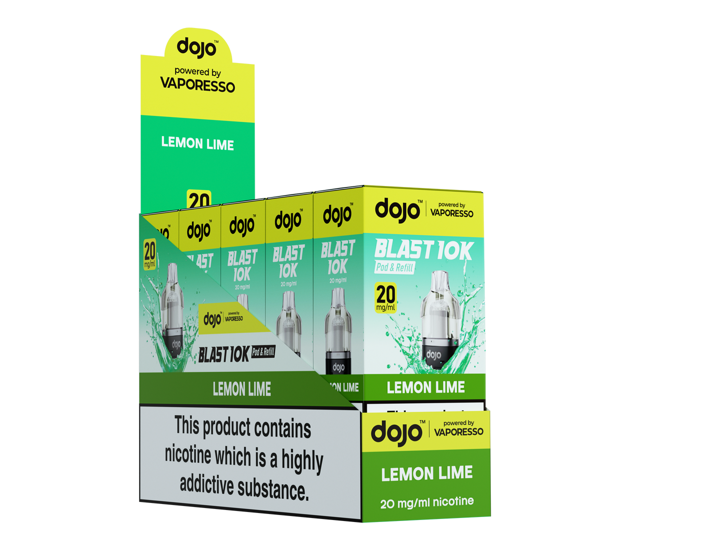 Dojo Blast 10K Refill Pods | Lemon Lime