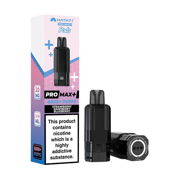 Hayati Pro Max Plus 6000 Refill Pods | Strawberry Raspberry Blueberry