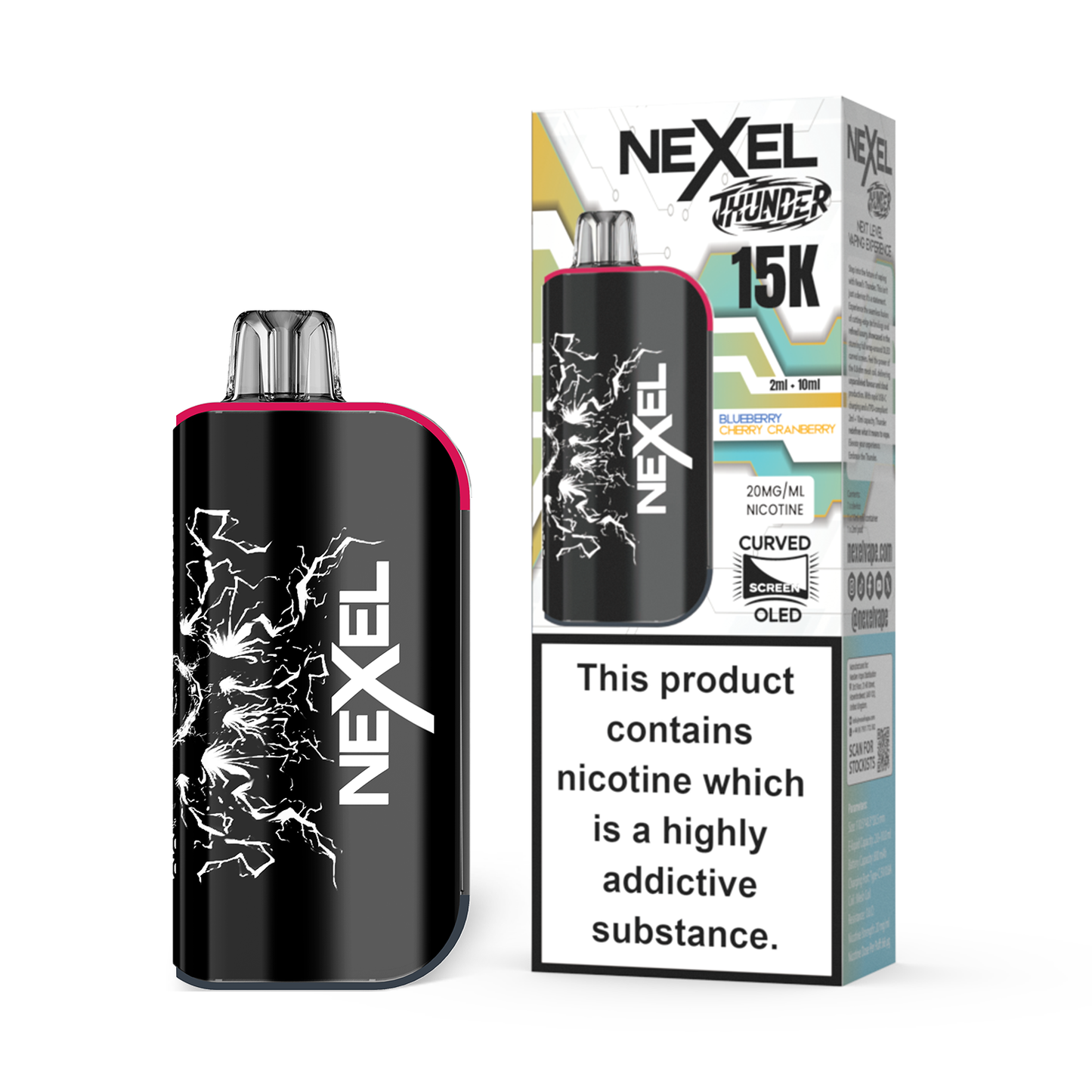 Nexel Thunder 15K Pod | Blueberry Cherry Cranberry