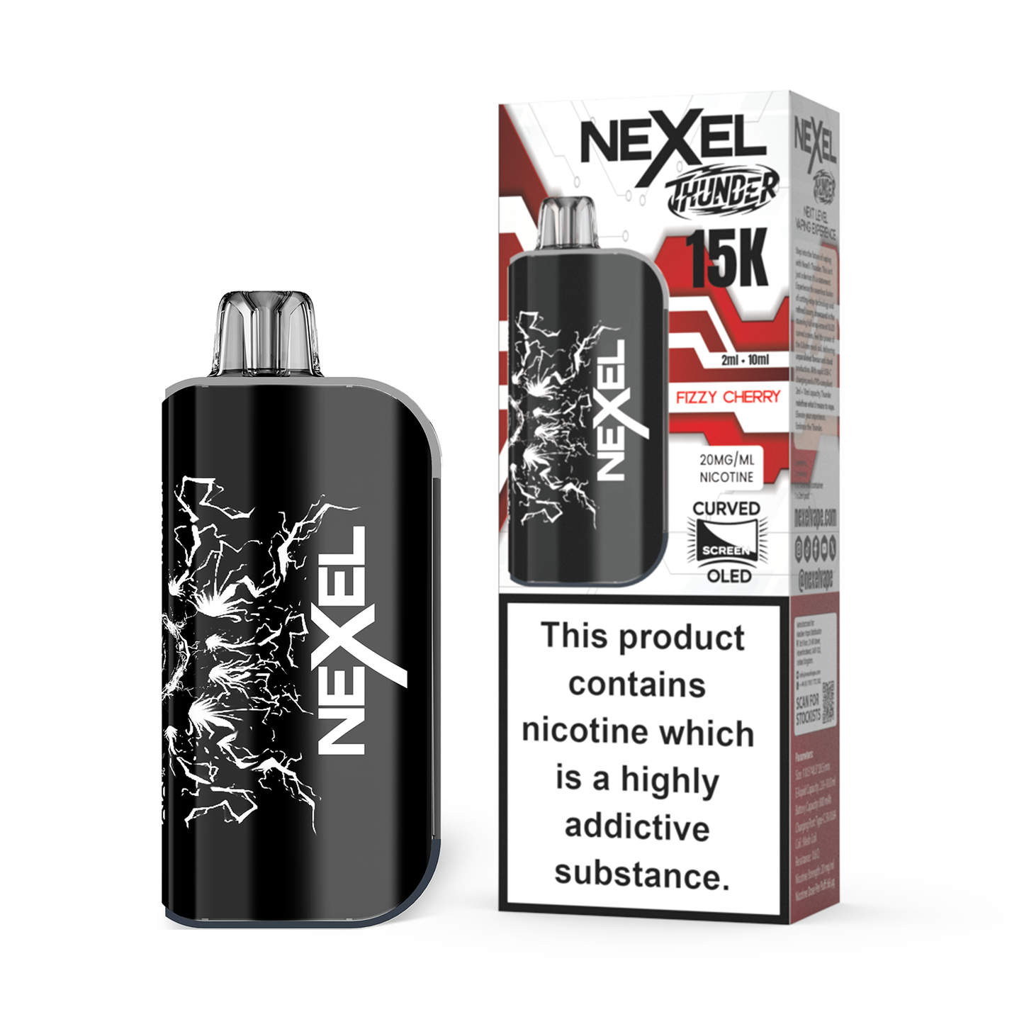 Nexel Thunder 15K Pod | Fizzy Cherry