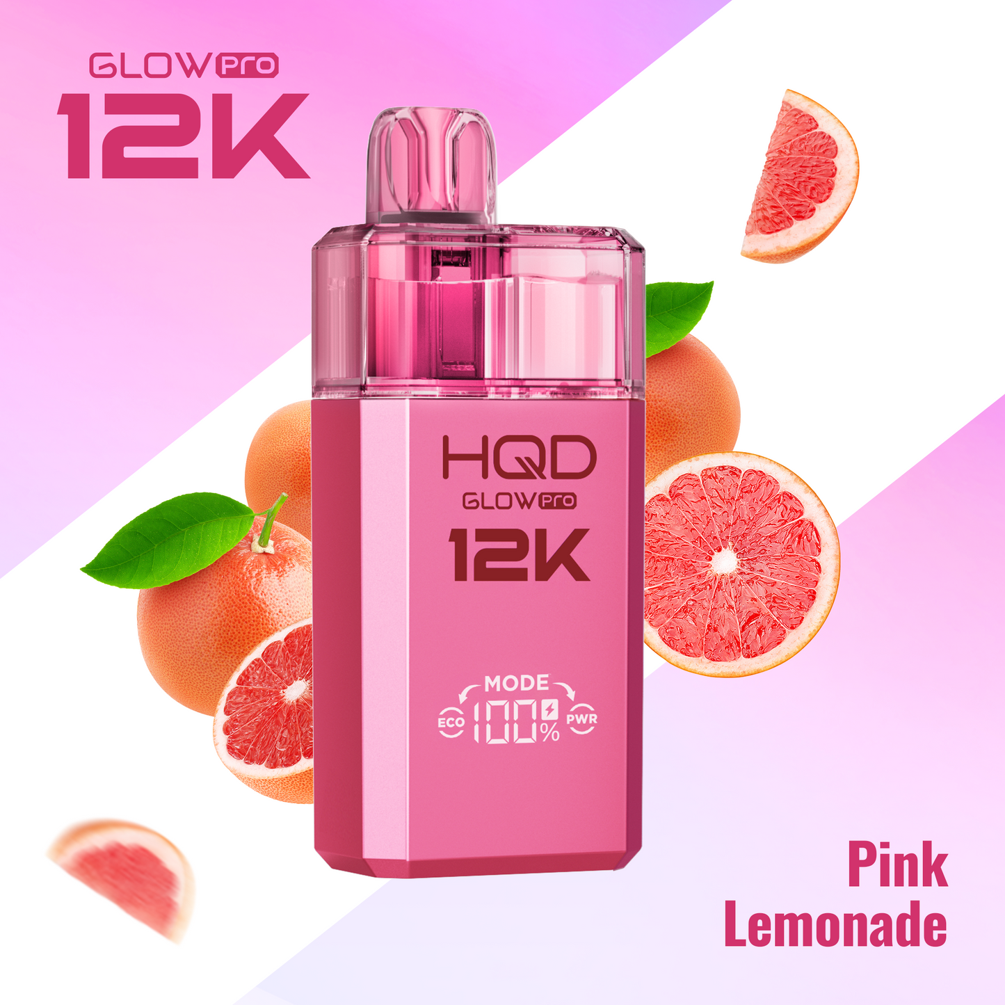 HQD Glow Pro 12K Refill Pods | Pink Lemonade