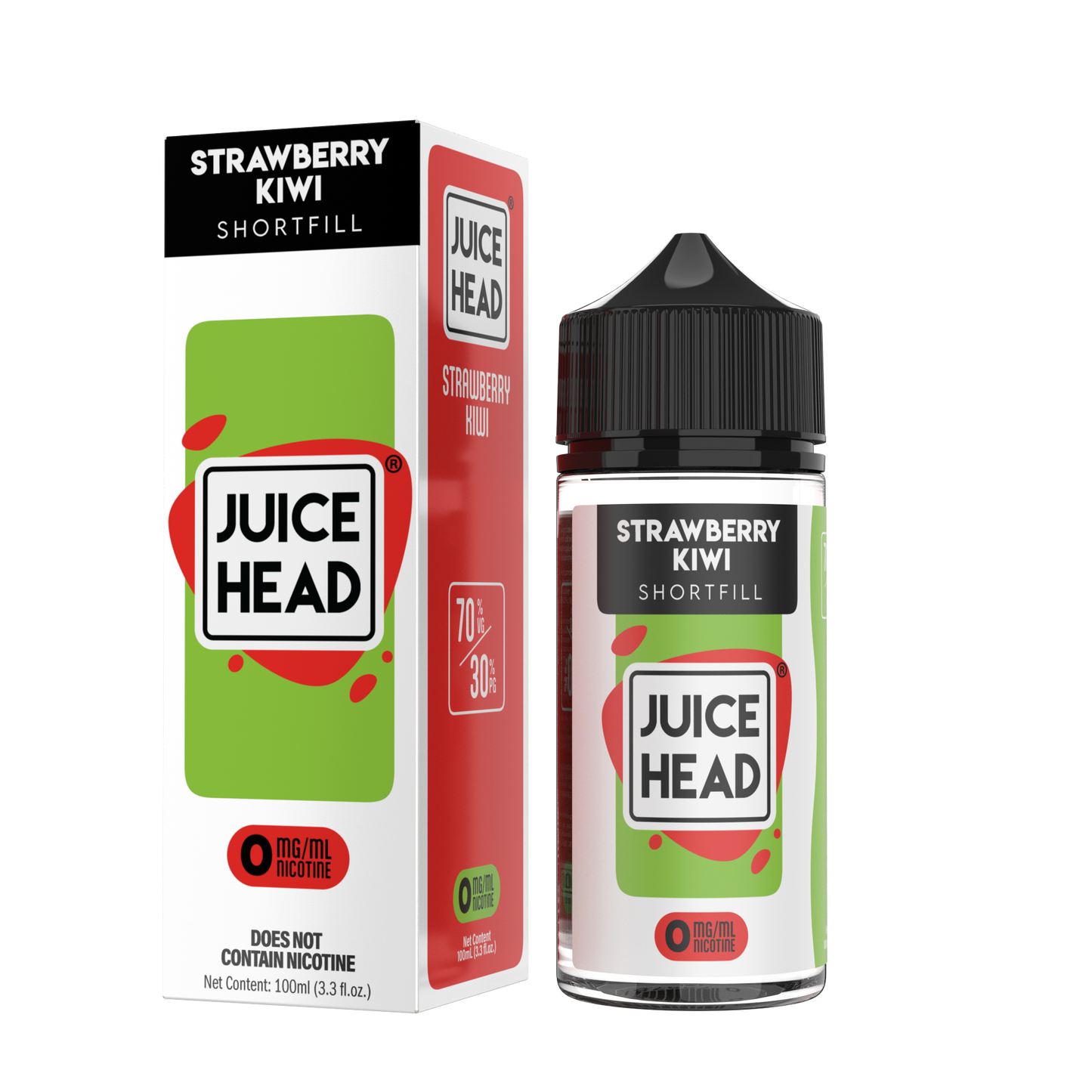 Strawberry Kiwi Freebase E-Juice by Juice Head 100mL