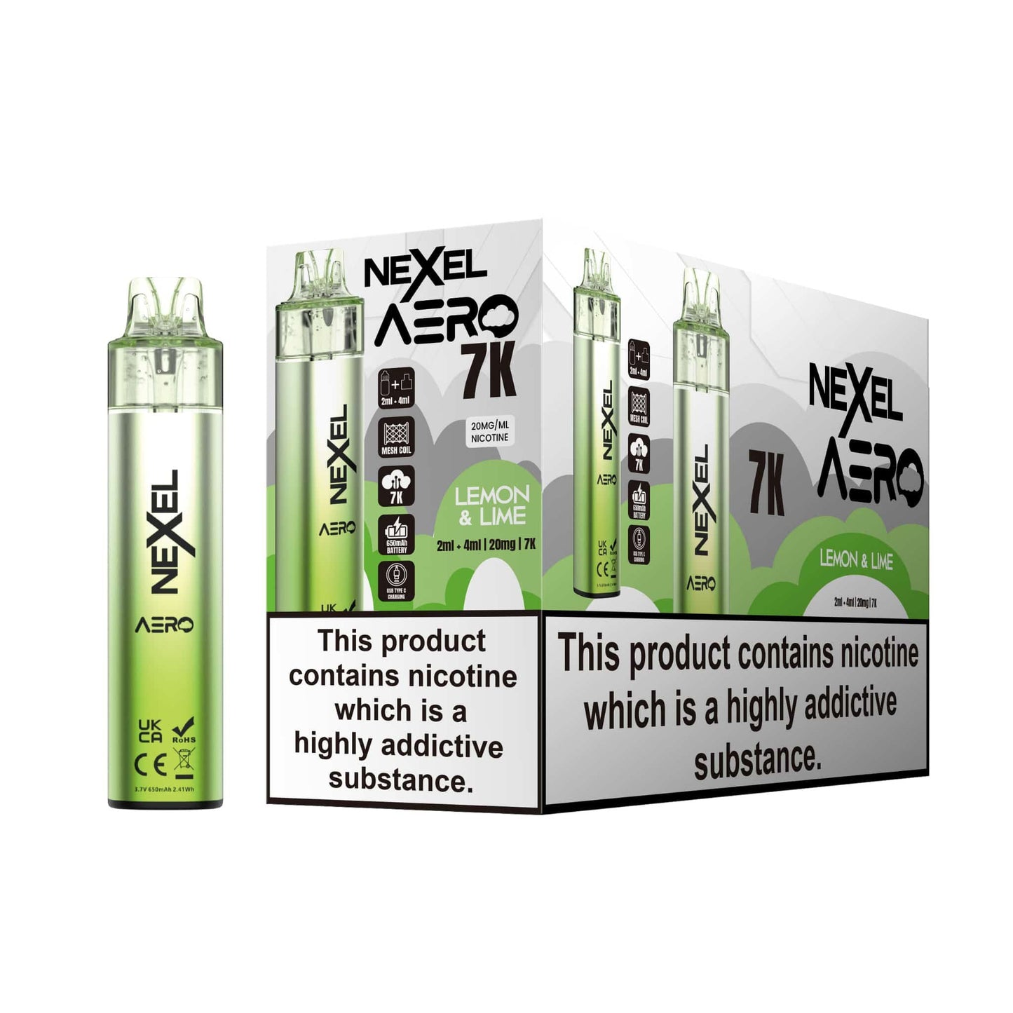 Nexel Aero 7K Pod | Lemon & Lime