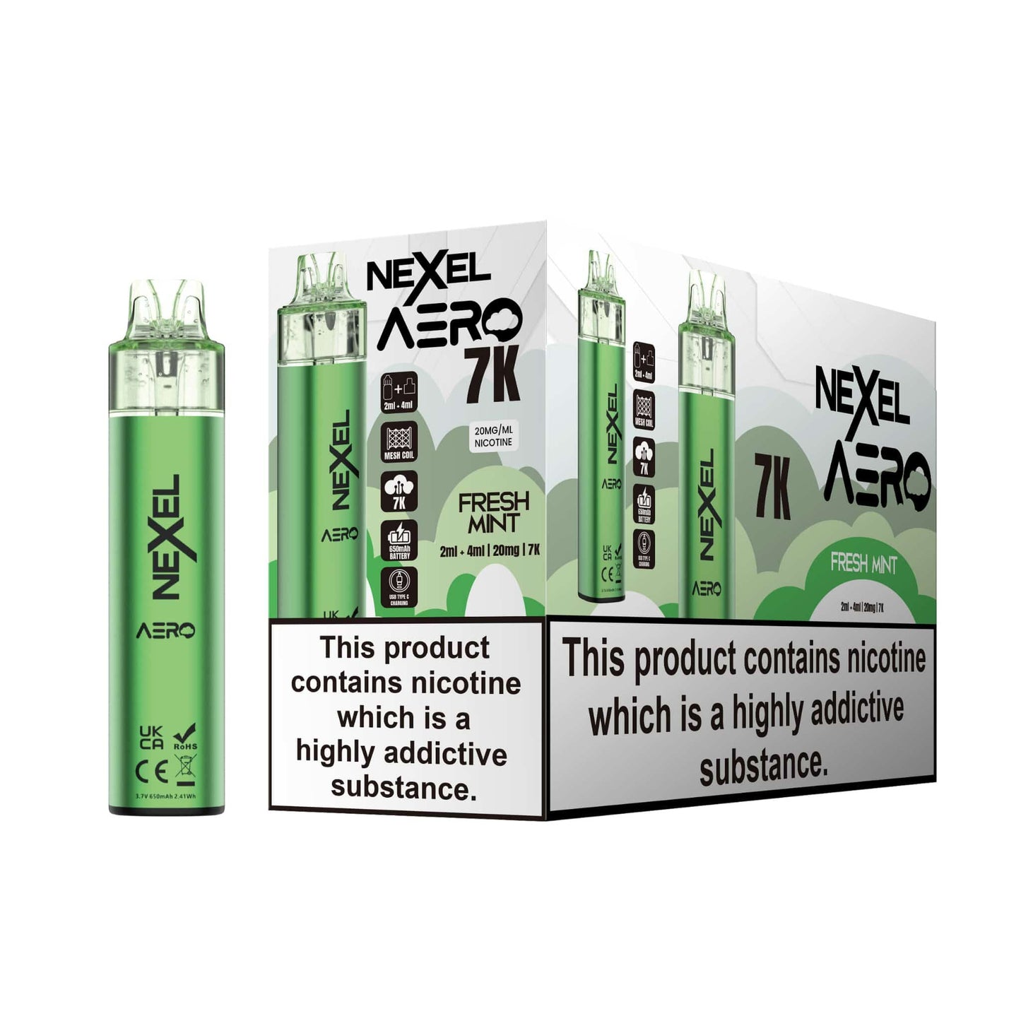 Nexel Aero 7K Pod | Fresh Mint