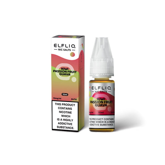 Elfliq Kiwi Passion Fruit Guava10ml Nic Salt