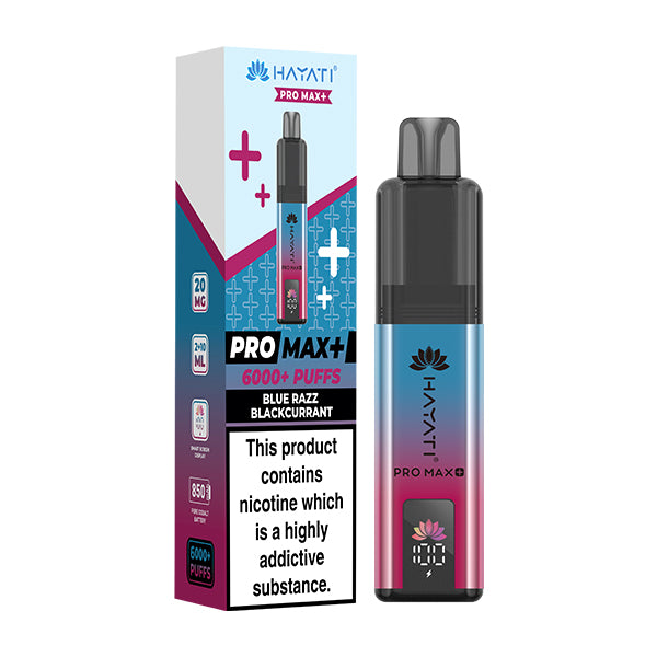 Hayati Pro Max Plus 6000 Puffs Pod Kit | Blue Razz Blackcurrant