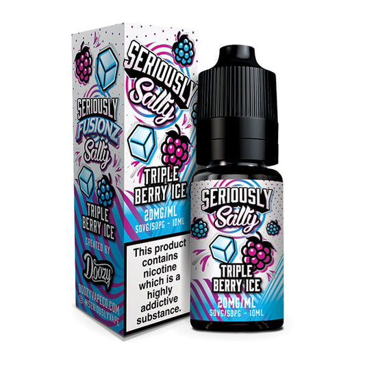 Doozy Vapes Seriously Fusionz Salty Triple Berry Ice 10ml Salts