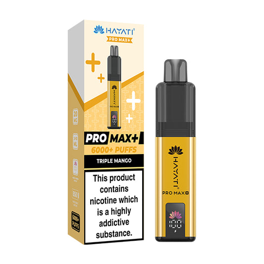 Hayati Pro Max Plus 6000 Puffs Pod Kit | Triple Mango