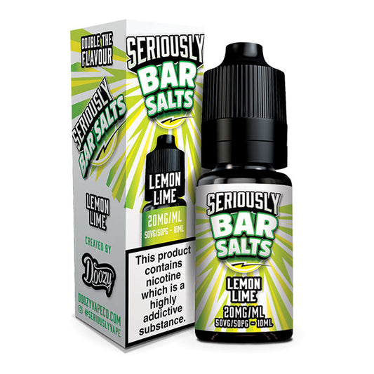 Doozy Vapes Seriously Bar Salts Lemon Lime 10ml Nic Salt