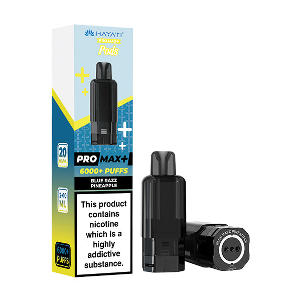 Hayati Pro Max Plus 6000 Refill Pods | Blue Razz Pineapple