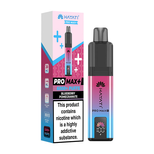 Hayati Pro Max Plus 6000 Puffs Pod Kit | Blueberry Pomegranate