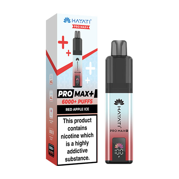 Hayati Pro Max Plus 6000 Puffs Pod Kit | Red Apple Ice