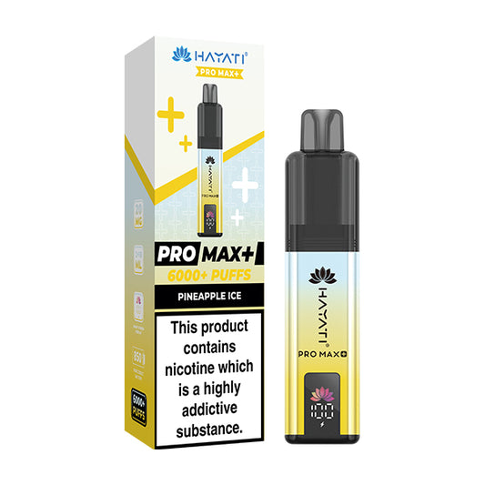 Hayati Pro Max Plus 6000 Puffs Pod Kit | Pineapple Ice