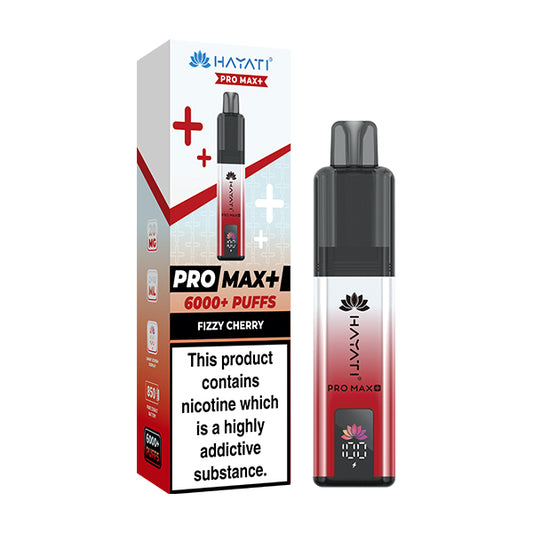 Hayati Pro Max Plus 6000 Puffs Pod Kit | Fizzy Cherry