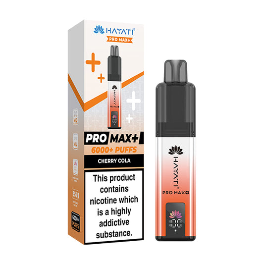 Hayati Pro Max Plus 6000 Puffs Pod Kit | Cherry Cola