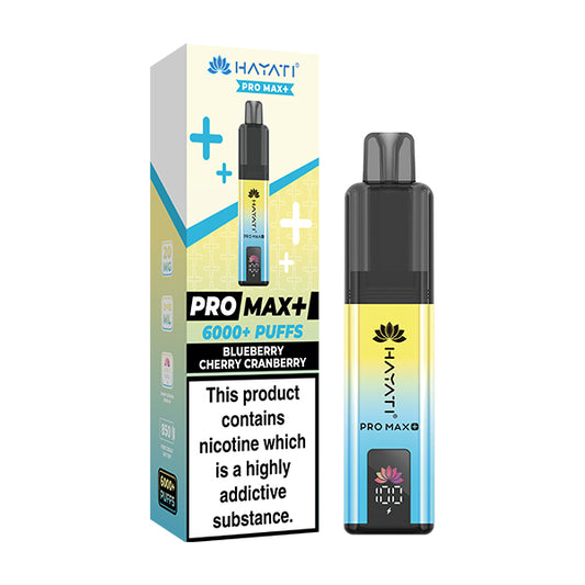 Hayati Pro Max Plus 6000 Puffs Pod Kit | Blueberry Cherry Cranberry