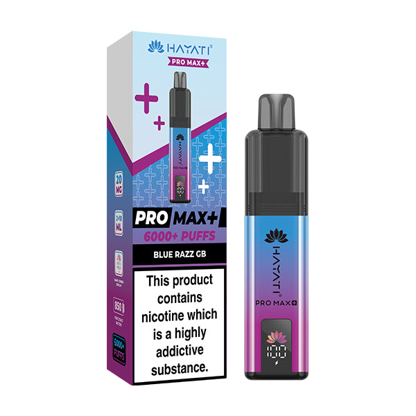 Hayati Pro Max Plus 6000 Puffs Pod Kit | Blue Razz GB