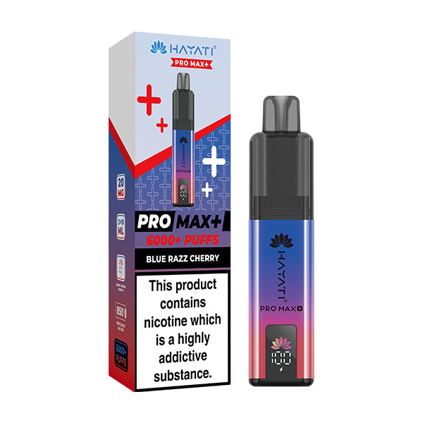 Hayati Pro Max Plus 6000 Puffs Pod Kit | Blue Razz Cherry