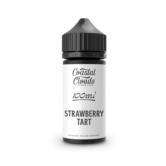 Coastal Clouds | Strawberry Tart | 100ml Premium Dessert Vape Juice
