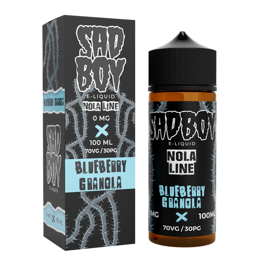 SADBOY E-Liquid 100ml 70VG/30PG 0mg - Blueberry Granola