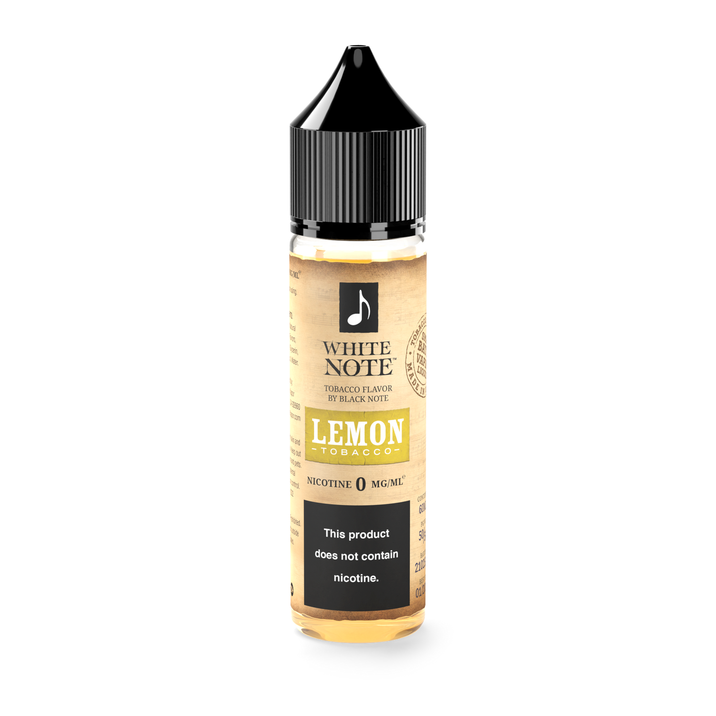 White Note Lemon Tobacco 60ml 50VG/50PG - 0MG
