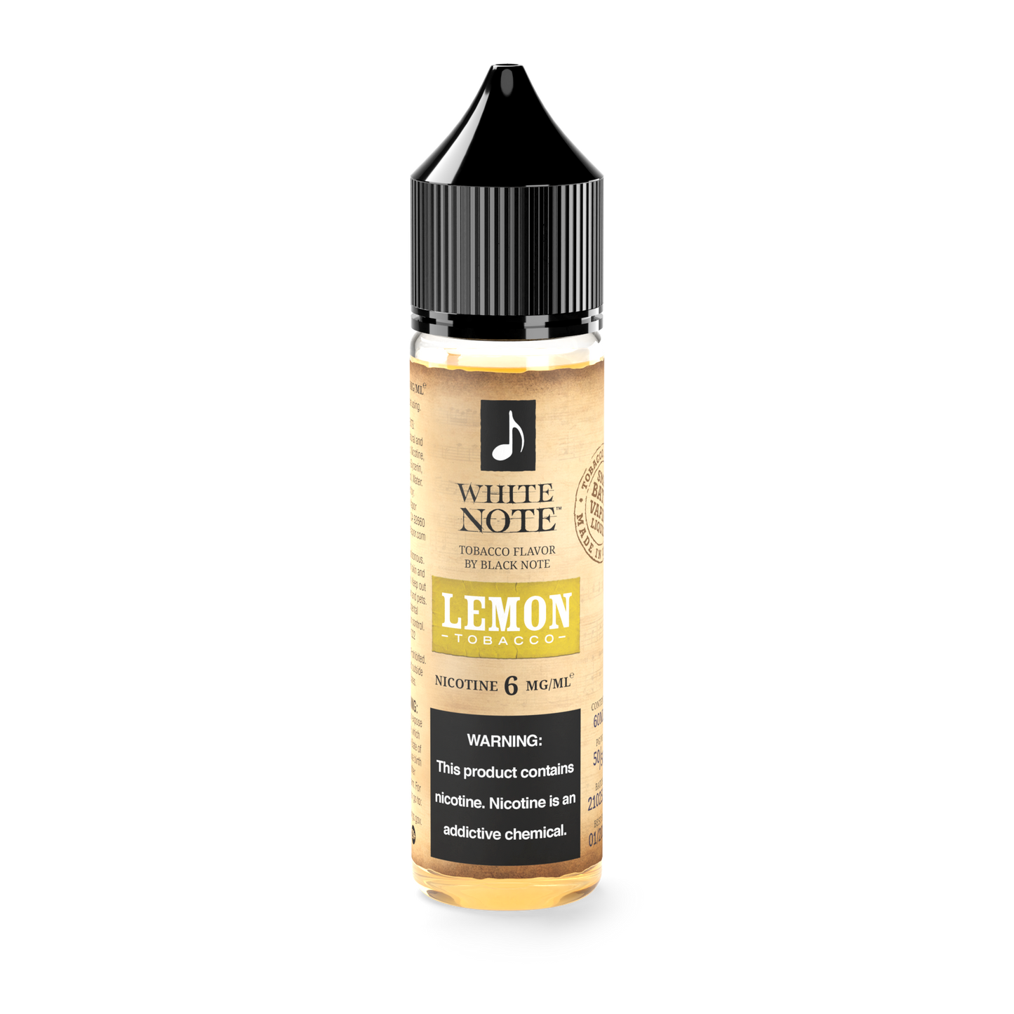 White Note Lemon Tobacco 60ml 50VG/50PG - 6MG