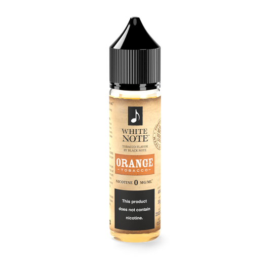 White Note Orange Tobacco 60ml 50VG/50PG - 0MG