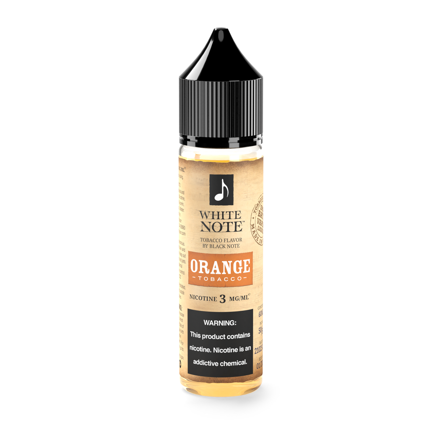 White Note Orange Tobacco 60ml 50VG/50PG - 3MG