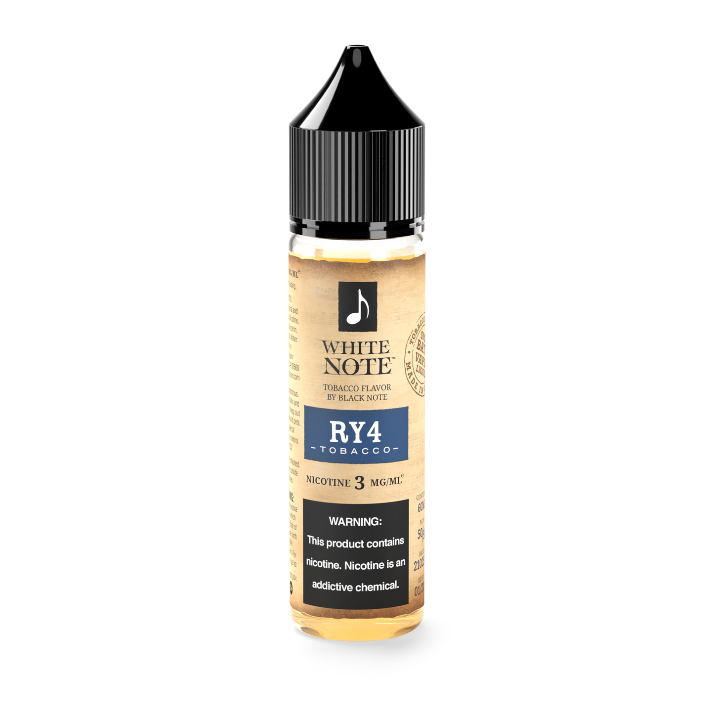 White Note RY4 Tobacco 60ml 50VG/50PG - 3MG
