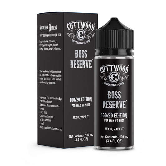 Cuttwood Boss Reserve 100ml Shortfill