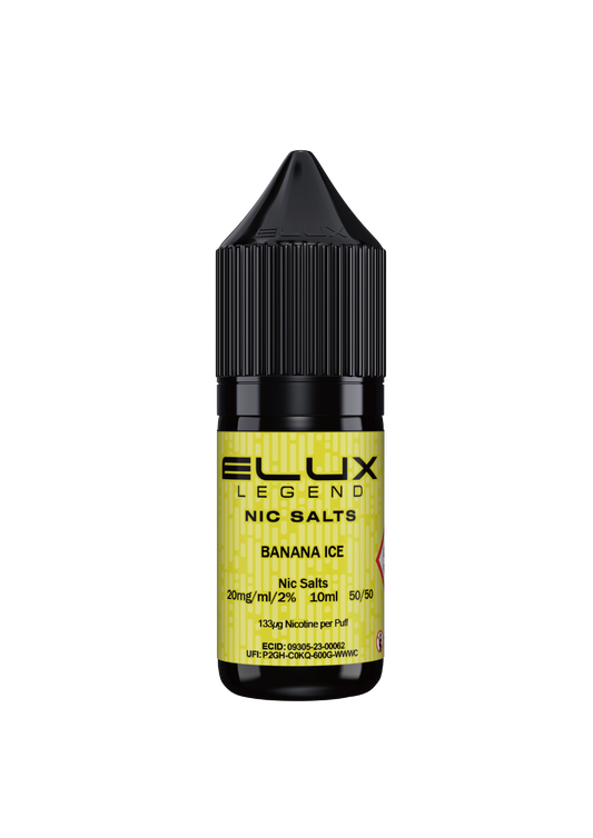 ELUX  Nic Salts  Banana Ice  10ml  5mg