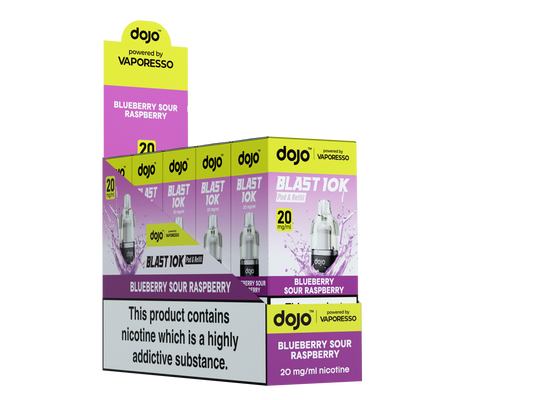 Dojo Blast 10K Refill Pods | Blueberry Sour Raspberry
