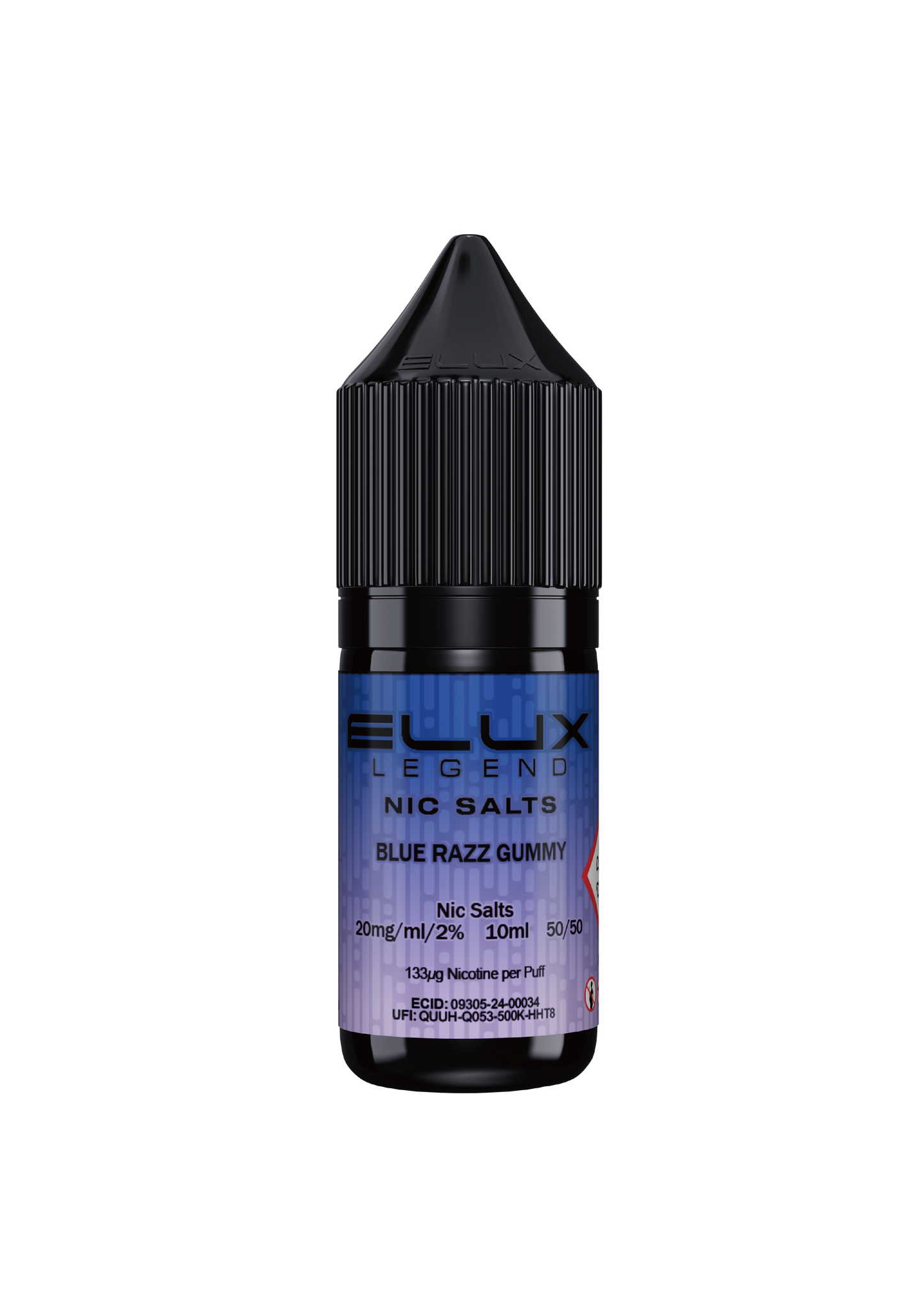 ELUX  Nic Salts  Blue Razz Gummy  10ml  5mg