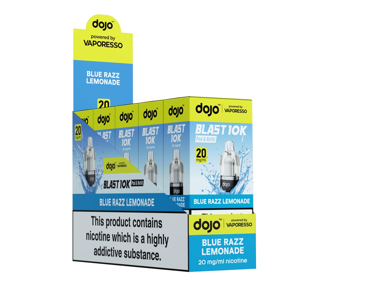 Dojo Blast 10K Refill Pods | Blue Razz Lemonade