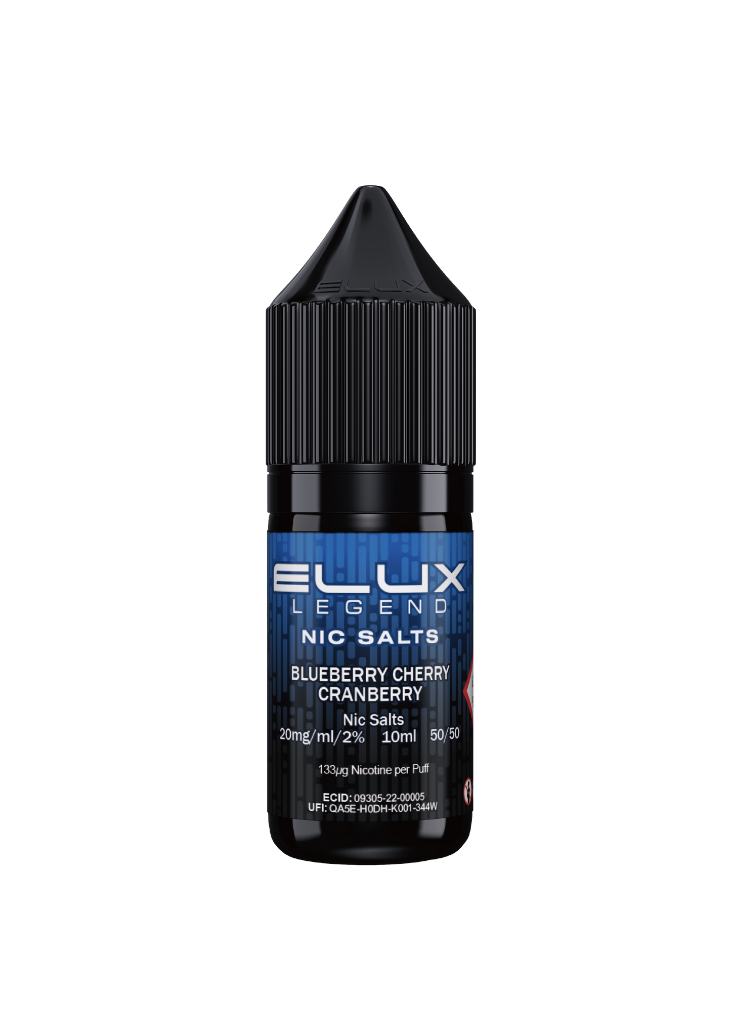 ELUX  Nic Salts  Blueberry Cherry Cranberry  10ml  5mg