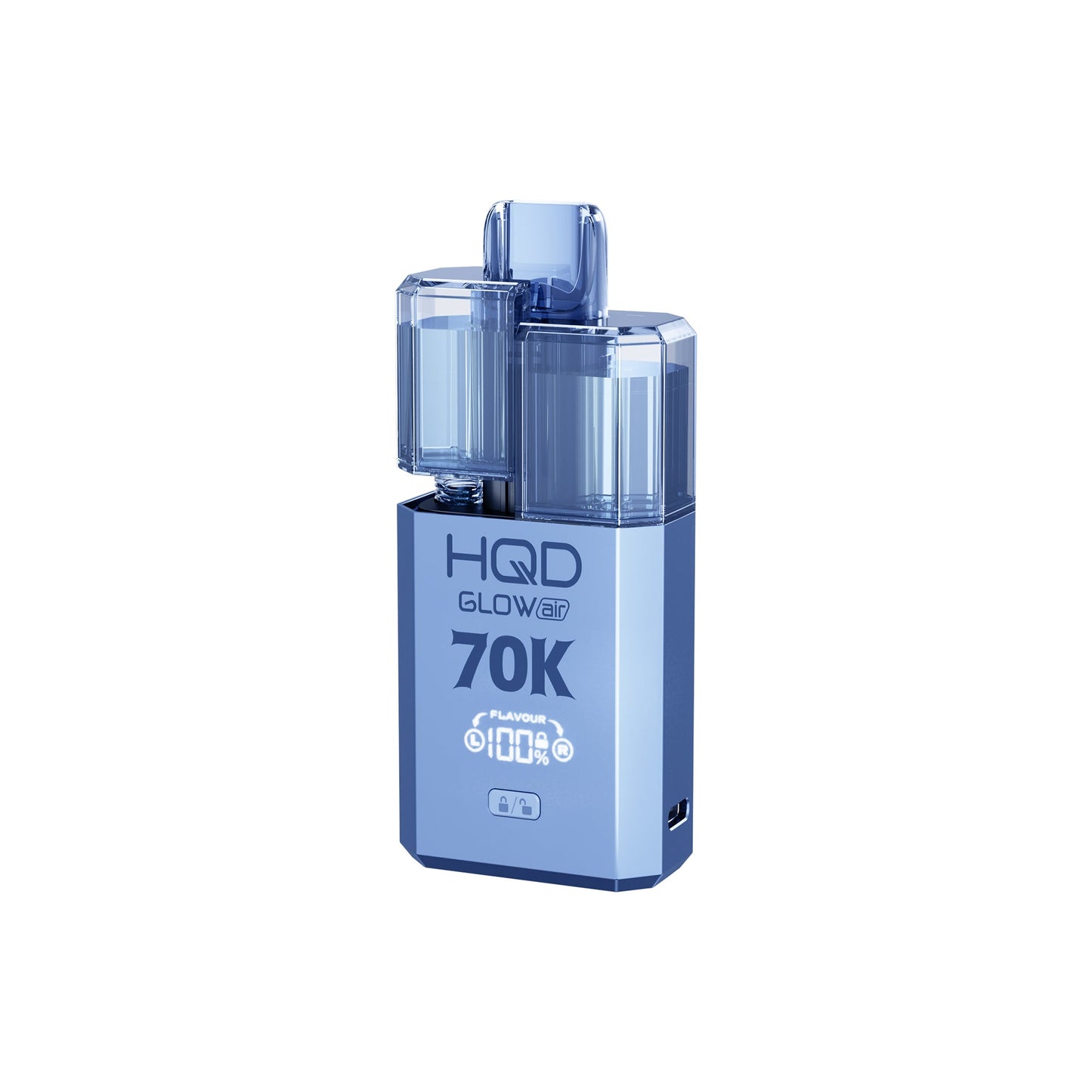 HQD Glow Air 70K Pod Kit | Blueberry Raspberry & Blueberry Sour Raspberry