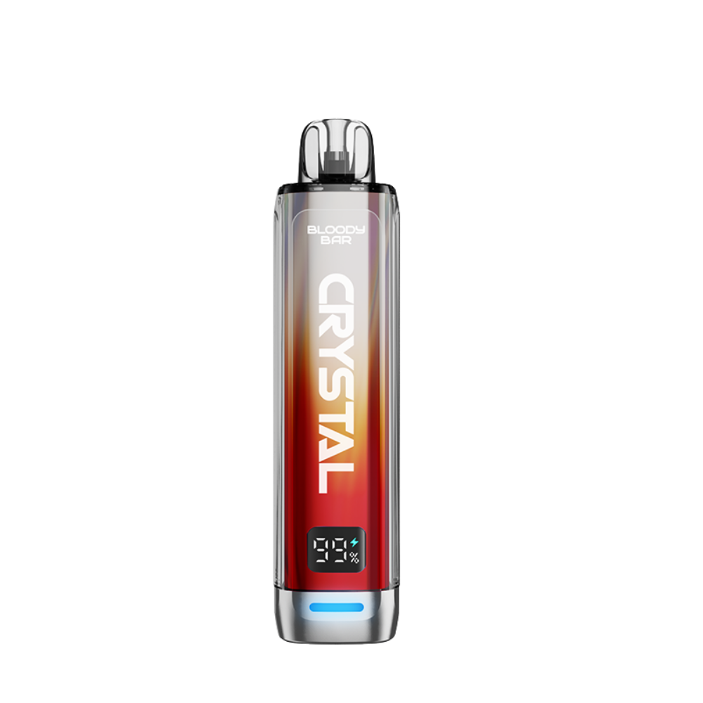 Bloody Bar | Crystal | Prefilled Pod Kit | Strawberry Raspberry Cherry Ice | 10K