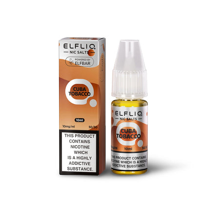 Elfliq Cuba Tobacco 10ml Nic Salt