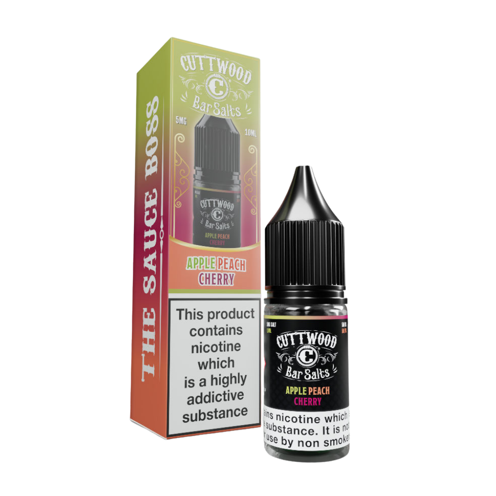 Cuttwood Bar Salts Apple Peach Cherry 5mg