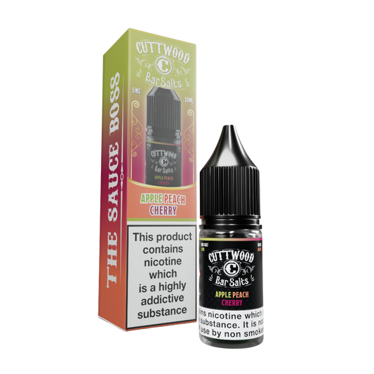 Cuttwood Bar Salts Apple Peach Cherry 5mg
